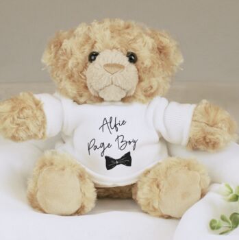 Personalised Wedding Teddy Bear, 3 of 7