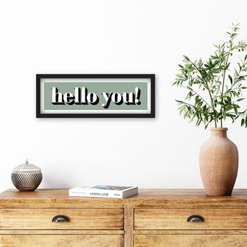 Hello You Framed Print, 4 of 11