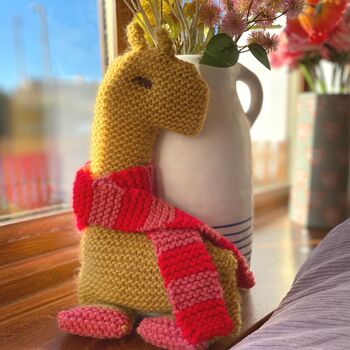 Giraffe In A Scarf Knitting Pattern, 2 of 2