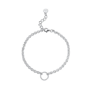 Sterling Silver Eternity Twist Charm Collector Bracelet, 2 of 5