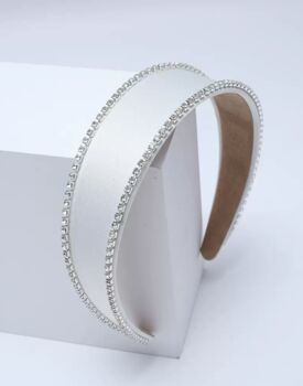 Grace Satin Headband With A Pink Satin Drawstring Bag // Ages Three To Adult, 2 of 5