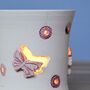 Personalised White Ceramic Tea Light With Butterflies, thumbnail 4 of 8
