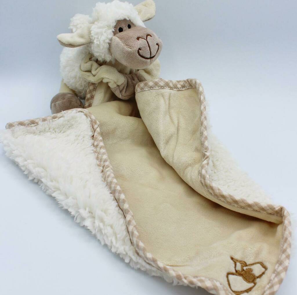 personalised sheep teddy