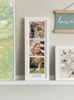 Personalised Photo Booth Strip Framed Print, 2 of 7