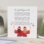 Personalised Best Friend Christmas Card, thumbnail 1 of 7