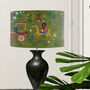 Procession On Green Lampshade, thumbnail 1 of 7