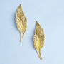 G Decor Small Brass Leaves Cupboard Pull Draw Handle, thumbnail 4 of 4