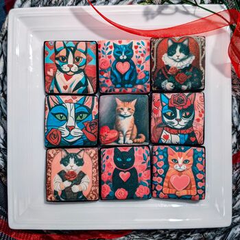 Cat Lover Valentine's Day Biscuits Gift Box, 6 of 6
