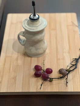 Ceramic Porcelain Oil Or Vinegar Bottle, 2 of 6