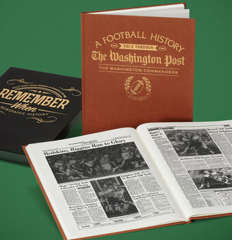 Washington Commanders Personalised Gift Newspaper Book, 12 of 12