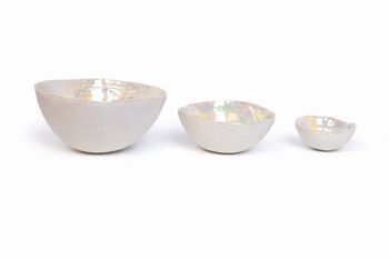 Pearl Decorative Nesting Bowls, 5 of 5