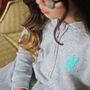 Personalised Childrens Puff Zip Up Onesie, thumbnail 7 of 12