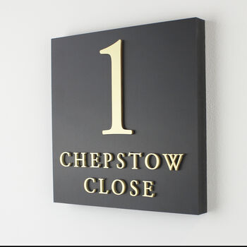 Personalised Square House Sign, 6 of 11