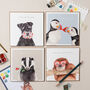 Happy Puffins Card, thumbnail 3 of 4