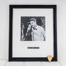 personalised black and white picture frame by bespoke & oak co ...