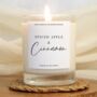 Spiced Apple And Cinnamon Scented Soy Candle, thumbnail 1 of 5