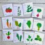Mens Gardening Gloves And Grow Your Own Veg Seed Gift, thumbnail 5 of 8
