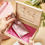 Travel Gift Box Personalised Leather Luggage Tag, thumbnail 2 of 7
