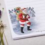 A5 Personalised Letter Writing Paper With Santa, thumbnail 2 of 4
