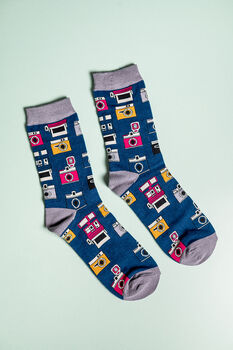 Camera Bamboo Socks, 3 of 4