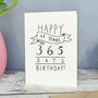 '49 Years And 365 Days' 50th Birthday Card, thumbnail 2 of 3