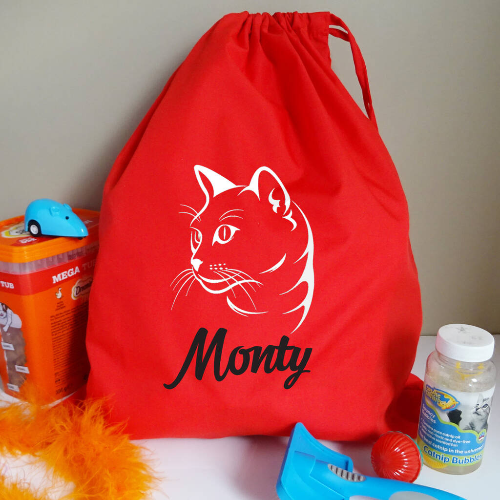 Personalised Cat Storage Bag, 1 of 3
