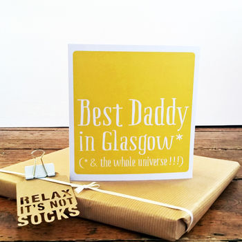 Personalised Best Dad/Daddy/Father Card, 4 of 6