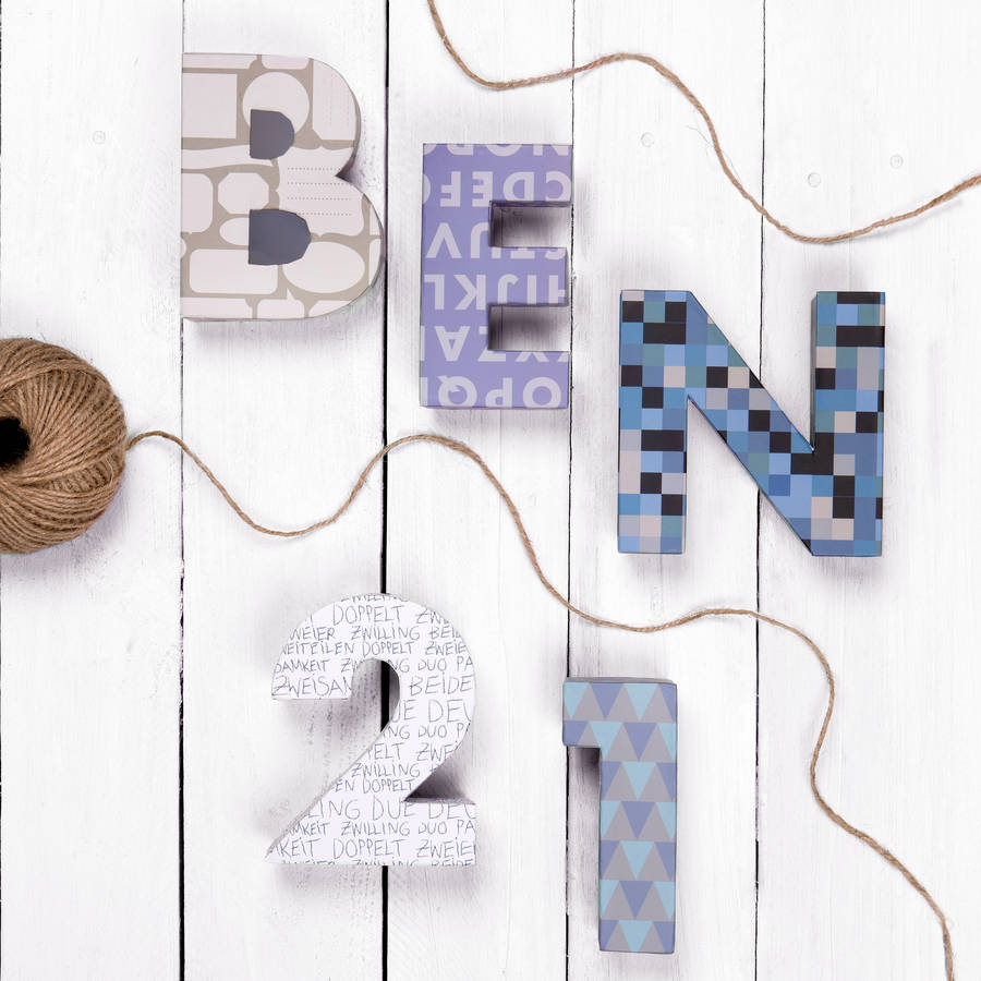 Alphabet A Z Gift Boxes By The Letteroom