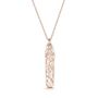 Personalised Ingot 18 K Rose Gold Plated Necklace, thumbnail 1 of 8