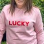 Lucky Embroidered Sweatshirt, thumbnail 3 of 4