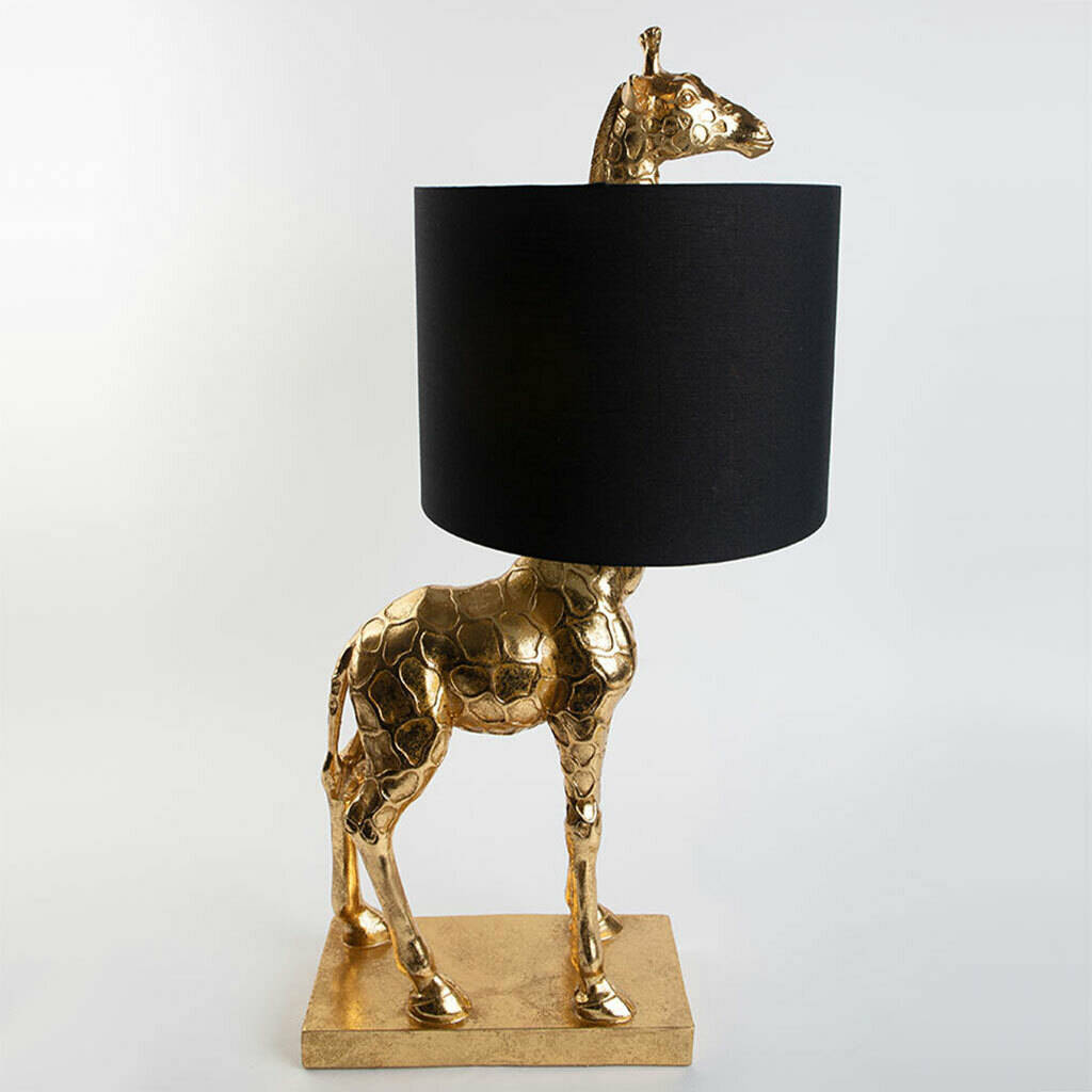 Gold Giraffe Table Lamp By Dowsing &amp; Reynolds