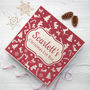 Personalised Christmas Eve Box With Festive Pattern, thumbnail 1 of 10