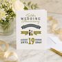 Personalised Golden Wedding Anniversary Card, thumbnail 5 of 6