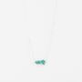 Asri Stacked Turquoise Stone And Whale Tail Necklaces, thumbnail 6 of 7