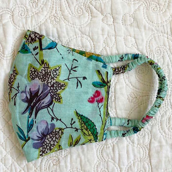 Reusable Floral Face Mask, 6 of 12