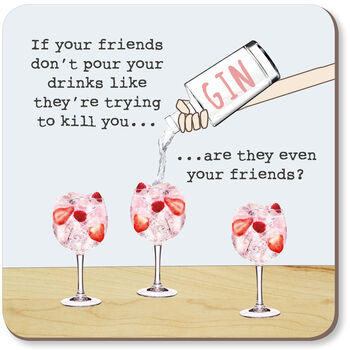 Friends Pour Drinks Coaster, 2 of 3