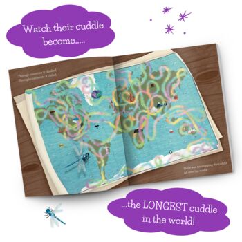 'The Longest Cuddle In The World' Personalised Mummy And Child Storybook, 7 of 12