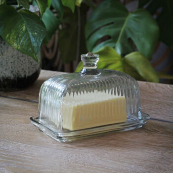 Glass Butter Dish, 2 of 2