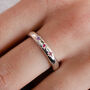 Family Birthstone Elegant Cosmo Personalised Ring, thumbnail 1 of 9