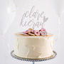 Personalised Classic Heart Couples Cake Topper, thumbnail 3 of 6