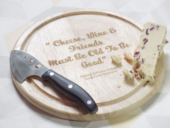 Personalised Friends Quote Cheese Board, 3 of 5