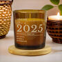Personalised Graduation Amber Glass Candle, thumbnail 1 of 7