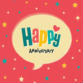 ‘Happy Anniversary’ Anniversary Card, 3 of 4