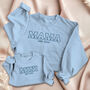 Personalised 'Mama' And 'Mini' Matching Embroidered Family Sweatshirts, thumbnail 9 of 11