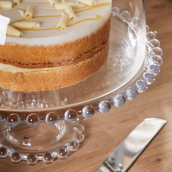 Glass Cake Stand With Personalised Lid, 4 of 7