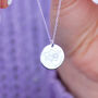Personalised Name And Birth Flower Necklace, thumbnail 1 of 8