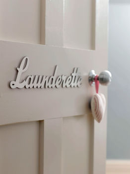 'Launderette' Metal Sign, 2 of 5