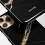 Black Lightning Marble Case For iPhone, thumbnail 3 of 4
