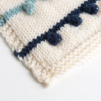 Baby Toddler Blanket Easy Knitting Kit, 4 of 7