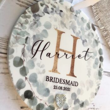 Personalised Bridesmaid, Flower Girl Keepsake, 2 of 3